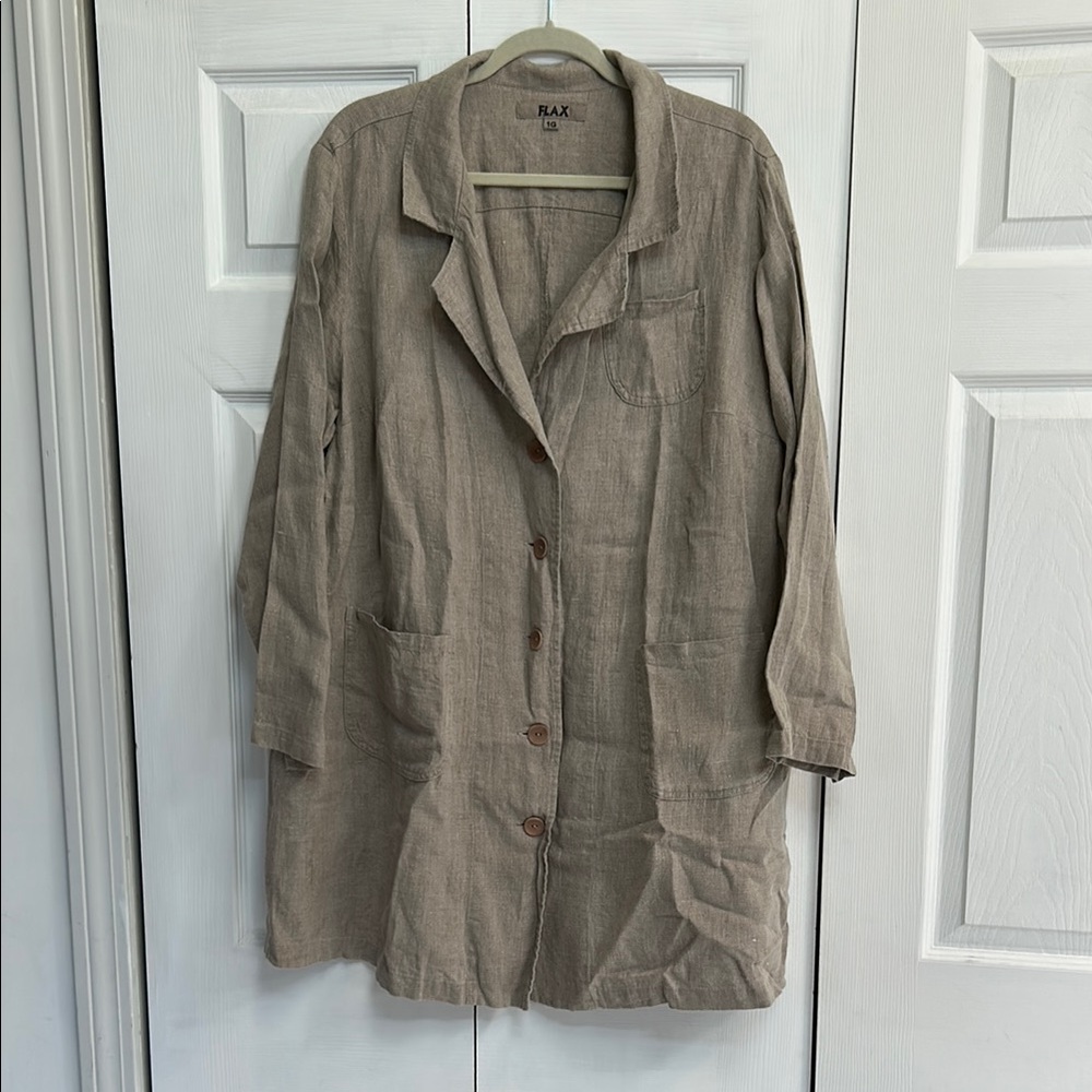 EUC Flax chore coat size 1G